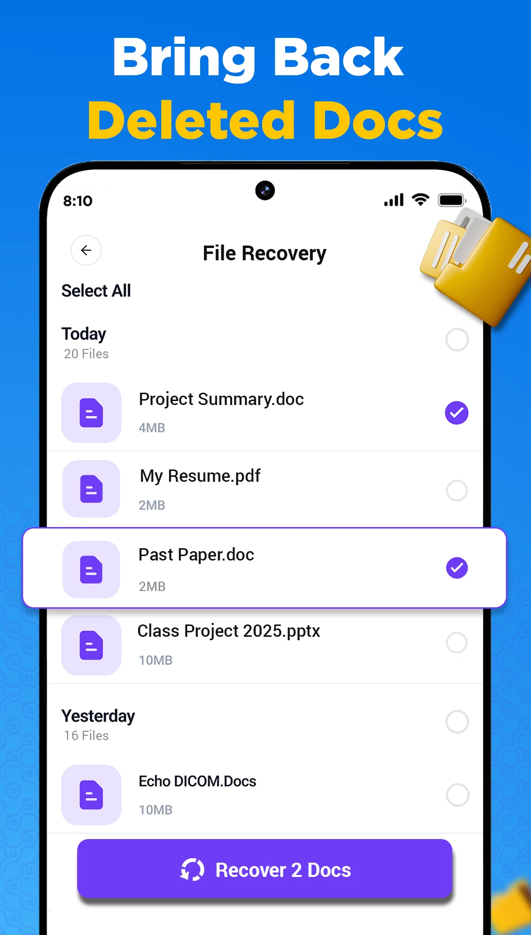 Recover Deleted Photos & File screenshot